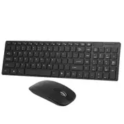 Wireless Keyboard and Mouse Combo Computer Keyboard with Mouse Plug and Play Black Keyboard Mouse for Laptop
