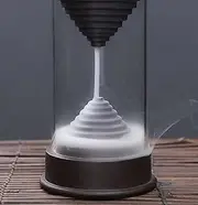 REAWOW Backflow Incense Burner Hourglass Backflow Incense Holder Free with 20 x Backflow Incense Cones for Home Office Decor Eliminate Odors and Purify Air