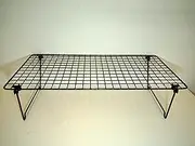 Original IKEA IKEA GREJIG Shoe Rack, Metal, Dark, Pack of 1