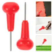 2Pcs Plastic Braille Writing Supply Braille Learning Stylus Plastic Braille Pen
