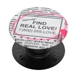 泡泡騷 POPSOCKETS 可伸縮氣囊手機支架 尋愛熱線 LOVE LINE