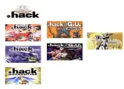 dot hack Mutation G.U. Outbreak Part 4 PlayStation 2 Memory Card Glossy Stickers