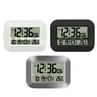 Large Digital Wall Clock Battery Operated Temperature Date Easy to Read and Set