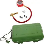 LALADEFIEE 1 Set Tire Pressure Valve Gauge Precision Dial Inflator for Car Maintenance Accurate Tire Pressure Reader for Safe Driving Durable and Construction