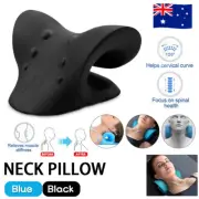 Neck Traction Pillow Neck Stretcher Cervical Pain Relief Original Cloud Shape