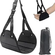 Airplane Foot Hammock - Adjustable Airplane Footrest,Foot Rest for Under Desk at Work, Adjustable Airplane Foot Rest, Desk Foot Hammock Sling