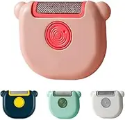 MOMERYAYA Double-Sided Travel Portable Lint Roller with Hand Strap, Reusable Mini Extra Sticky Dog Cat Pet Hair Remover, Luxury Lint Remover for Clothes Bag Dust Fuzz Fur (Pink)