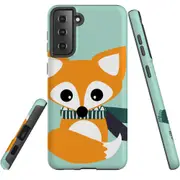For Samsung Galaxy S22+ Plus Case, Armour Cover, Cute Brown Fox