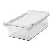 Refrigerator Drawer Organizer PET Clear Fridge Organizer Bin Pull Out Shelf Va