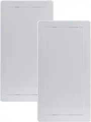 Vent Systems White ABS Plastic - Access Panel 6 X 12 Inch - Pack of 2 - Access D