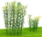 Ymeibe 100pcs Model Trees Miniature Landscape Plastic Bamboo Trees 4 Scale 1:75 Zz100/100pcs