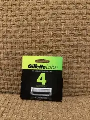Gillette Labs Razor Blades Refill Cartridges - 4 Cartridges