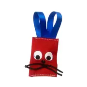 Squeaky Bunny - Fetch & Tug Dog Toy w/ Squeakers