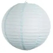 (Set of 3) Ice Blue Paper Party Wedding Lanterns - 12", 16" and 20" sizes