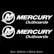 Mercury Outboard Motor Decal Stickers - MANY Colours Available - Quality Vinyl
