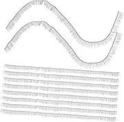 Beatifufu 10pcs Doll Eyelash Extensions Thick Faux Lashes for Dolls DIY Doll Eyelashes Craft Eyelashes for Dolls Making