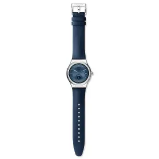 【SWATCH】51號星球機械錶 PETITE SECONDE BLUE 小秒針-藍色 手錶 瑞士錶 錶(42mm)