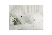 Sheraton Luxury 1000TC Cotton Super King Size Fitted Sheet Pillowcases Set White