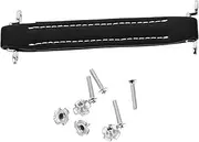 BELLIFFY Vintage Style Guitar Amplifier Handle Strap Black Pu Leather Guitar Amp Speaker Belt for Audio Cabinet