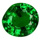 0.47 ct Topnotch Triangle Cut (5 x 5 mm) Un-Heated Green Tsavorite Garnet