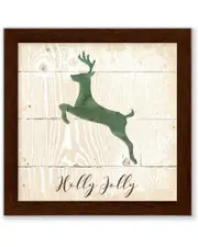 Courtside Market Holly Jolly Framed Art