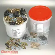 CHAMPION BOLTS & NUTS BUCKET ASSORTMENT KIT - METRIC - 215 Pcs BBMET