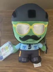 NWT ROBLOX Devseries Chief Rotten Brookhaven 8" Plush W/Virtual Item Code