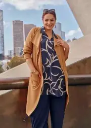 FREE POST NWT TS14+ Taking Shape Coatigan Jacket Cardigan 20 RRP $199.99*