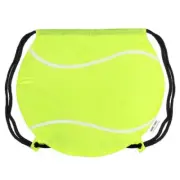 NEW Drawstring Tennis Ball Shaped Bag 210 denier polyester 16.5" by 14" G2