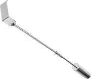 Luxshiny Oven Cleaning Rake BBQ Grill Ash Rake Coal Ash Shovel Tool Metal Scraper Kitchen Accessory Home Scraper