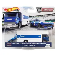 在飛比找蝦皮購物優惠-Hotwheels Team Transport CORVE