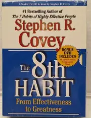 The 8th Habit: From Effectiveness to Greatness - Audio CD - GOOD