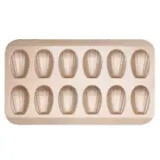 12Cup Shaped Nonstick Madeleine Pan Carbon Steel Mold Baking Mould Tools P1R6