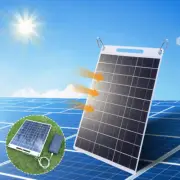30W 5V Solar Panel Power Bank Dual USB Phone Charger For Camping Hiking Travel