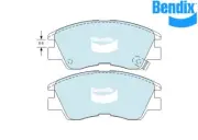 Bendix Brake Pad FT GEN CT For Triton 86-96 2.6 2WD ME,MF,MG,MH Cab DB1113 GCT