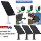 Solar Panel For Eufy Eufycam Cam E/2C/E/2 Micro Type C Wall Mount Power + 9.8ft