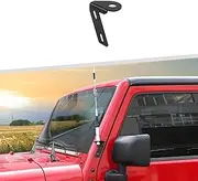 A Pillar CB Antenna Mounting Bracket for Jeep Wrangler JK JKU 2007-2018, Driver's Side