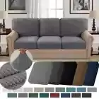 Stretch Jacquard Couch Covers for 1-3 Seaters - Sofa & Chair Slipcovers