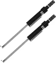 Brake Pad Tools Kit 2pcs Set Scale Gauge and Detection Pen for Accurate Car Brake Pad Measurement and Testing