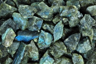 1/4 lb Labradorite Rough Stones -Natural Crystal Mineral Rock Specimens Tumbling