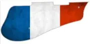 Pickguard Pick Guard 5120 Graphical Graphic Guitar Flag France 1