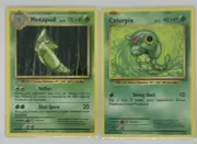 Caterpie 2/108 & Metapod 4/108 - Evolution Set (2016)