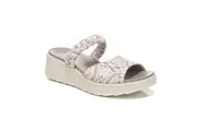 Bzees New Wave Slide Sandal - Natural Ikat