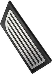 MKVAXR Car Foot Pedal, for Tesla, Model 3 2017-2021 Accelerator Fuel Brake Rest Pedal Pads Cover Aluminum Non-Slip Automotive Foot Pedal Protector(Black 1Pc Upgrade Rest)