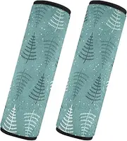 Car Seat Belt Pads Covers 2 Pcs Soft Car Safety Seat Belt Strap Shoulder Pad Camera Bag Strap Cover Car Accessories for Adults Youth Kids M Christmas Winter
