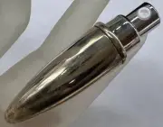 ESTATE CHROME GLASS PERFUME BOTTLE ATOMIZER BULLET SHAPED