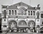 1912 Moore's Garden Theatre 8x10 Photo Washington DC Movie Theater play Invaders
