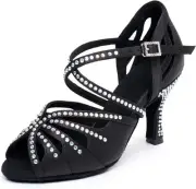 Ballroom Dance Shoes for Women – Salsa Latin Dancing Shoes, Professional 3...