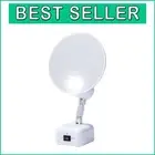 Compact 15X Magnifying Mirror with LED Light - Perfect for Travel & Everyday Use