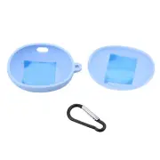 Blue Silicone Headset Protective Case Cover For Anker-Soundcore Liberty 3 Pro C